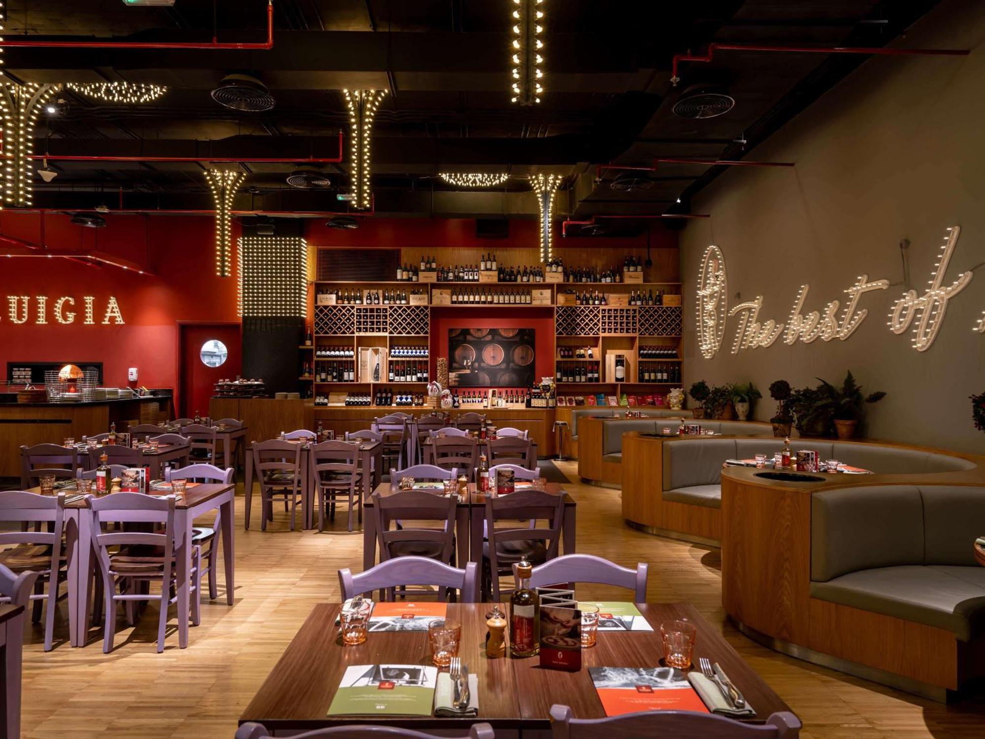 Rixos Premium Dubai Jbr Hotel Exterior foto Interior of a typical Italian restaurant